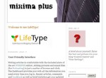LifeType 模版 – MinimaPlus